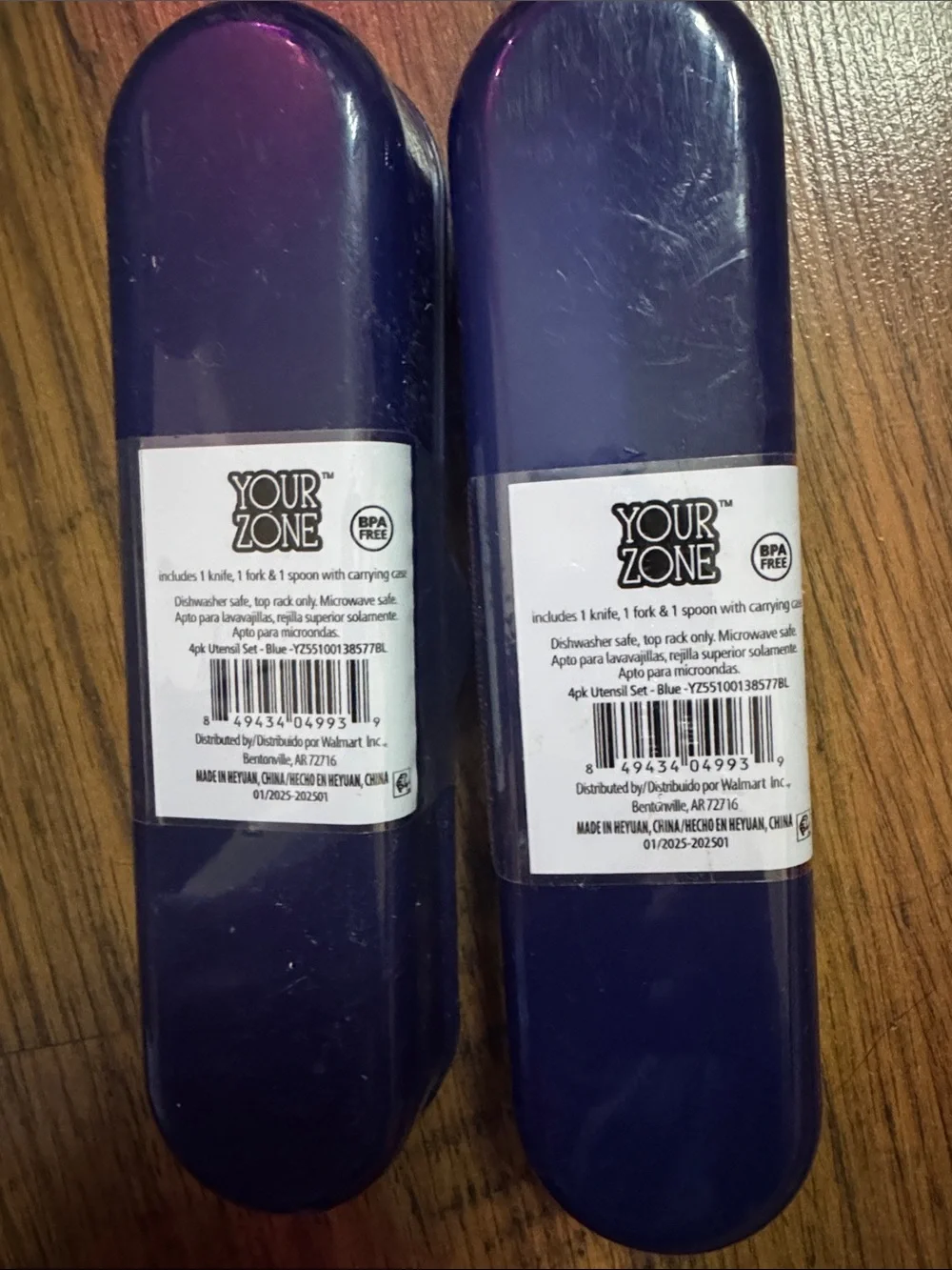 On the Go Utensil Set in Carrying Case - 2 sets C1.RBk.M